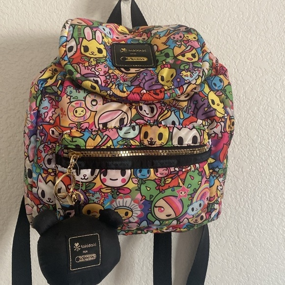 Tokidoki x LeSportsac Multicolor Character Print A24A Backpack main image 11